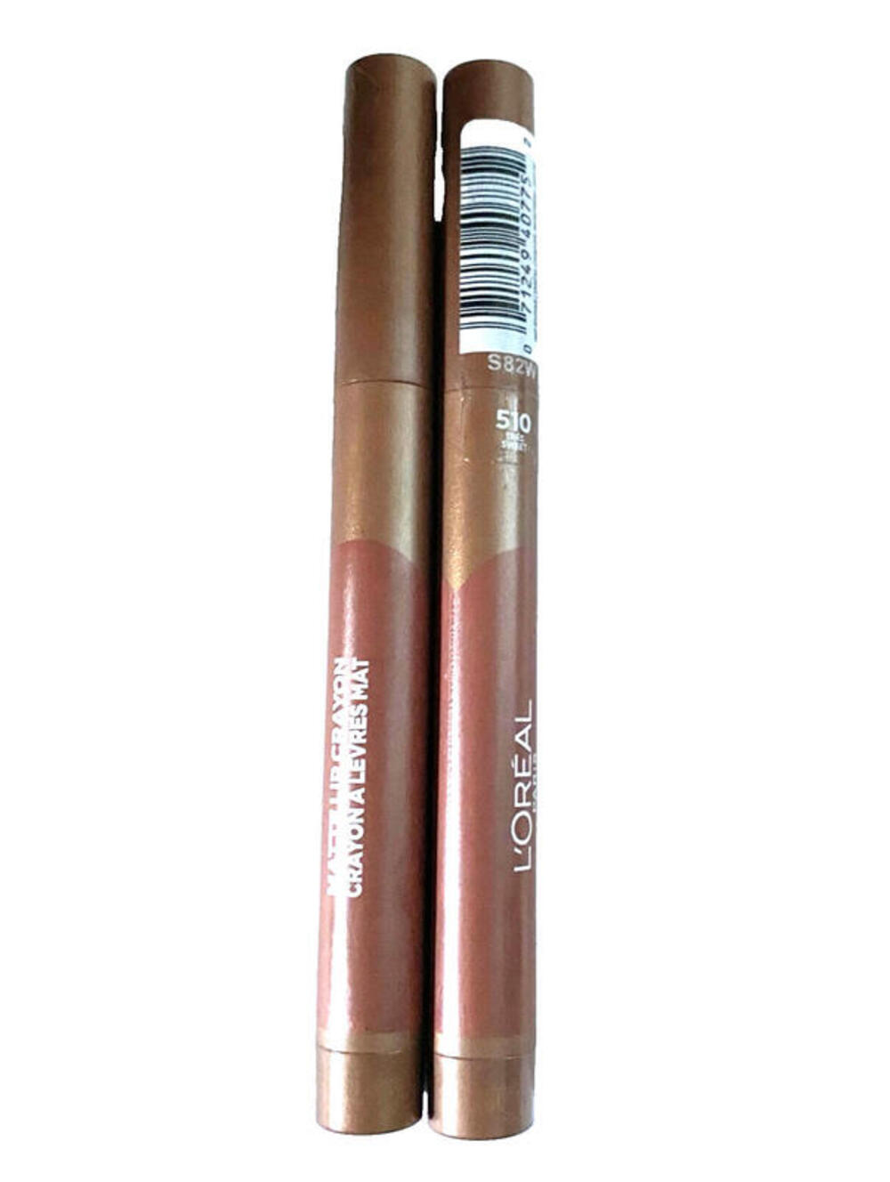 2-Pack NEW L'Oreal Infallible Matte Lip Crayon in 510 Tres Sweet (Sealed)